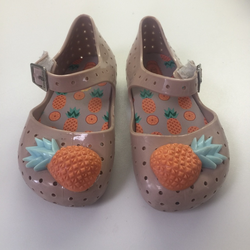 Mini Sed pineapple flats toddler girls size 8